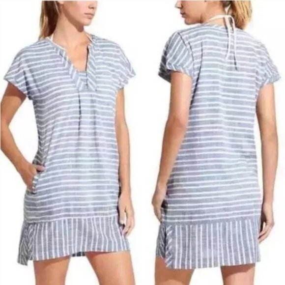 Athleta Barbados Dress POCKETS!!! Medium Excellent - Picture 2 of 6